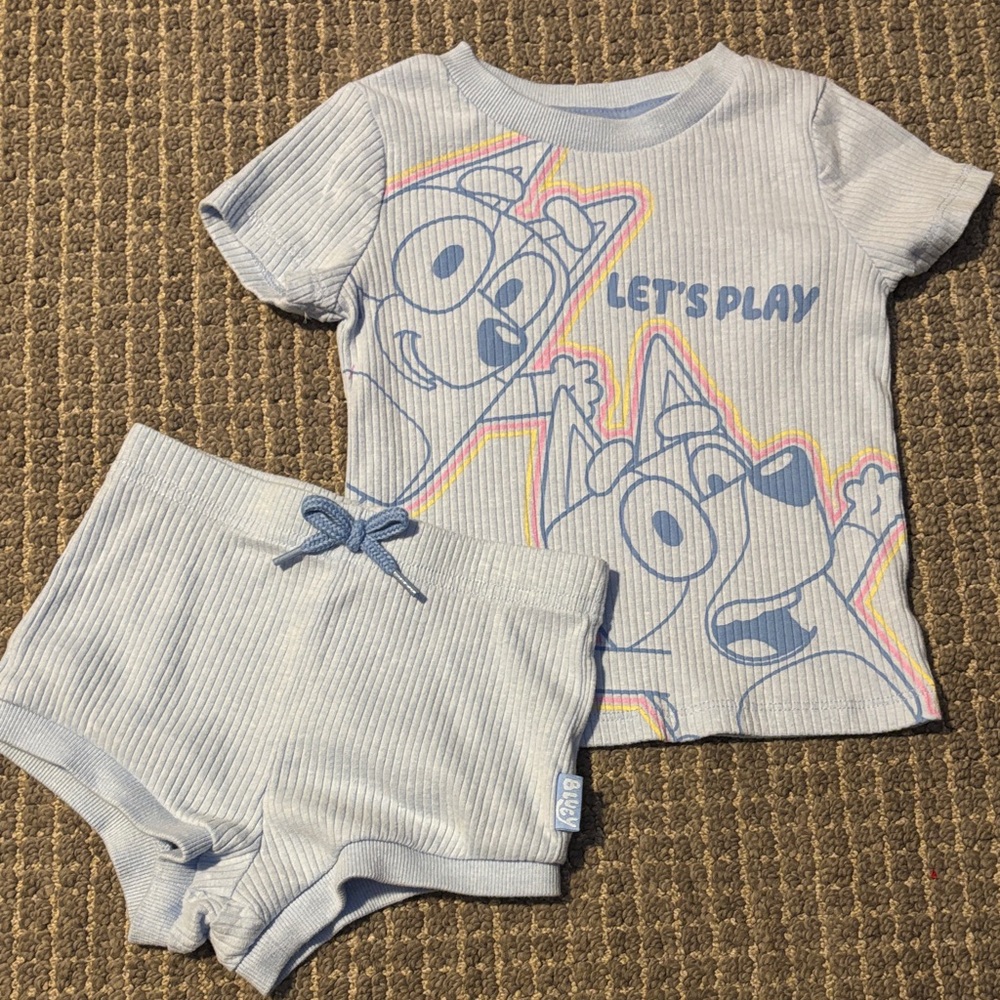 Bluey Matching Set - Light Blue